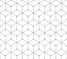 Dots and line, gray geometric pattern. geometric seamless pattern included in swatch. vector