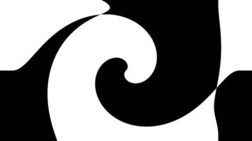 A spiraling arrow portal shape twists visually into itself, suggesting transition or a wormhole effect video