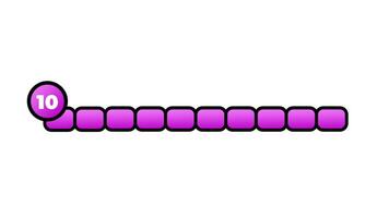 A digital worm or snake-like creature progresses through a retro pixel environment, referencing classic games involving growth and movement. video