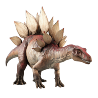 A dinosaur with a large head and long tail png