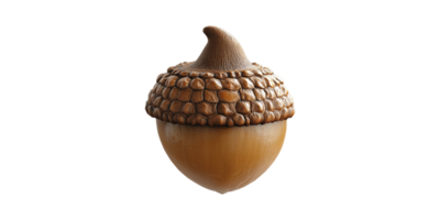 Acorn. Symbol Of Growth, Potential, And Nature Cycle Isolated On Transparent Background png