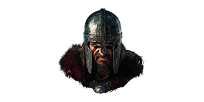 Medieval Warrior In Battle Armor With Fierce Expression. Historical Combat And Valor Isolated On Transparent Background png