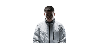 Male Chef In Jacket With Serious Expression. Culinary Expertise And Professionalism Highlighted Isolated On Transparent Background png