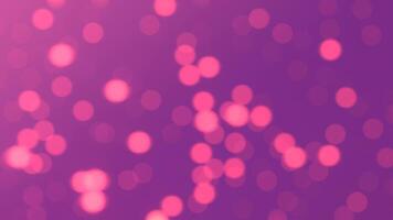 Sparkling Bokeh Lights on Purple-Pink Gradient Background video