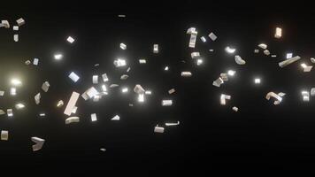 Chrome Text A production Of Reveal from Rotating Explosion video