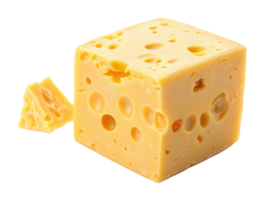 heerlijk kaas met glad structuur en gaten is perfect voor snacken of toevoegen naar borden, verbeteren smaken en genot png