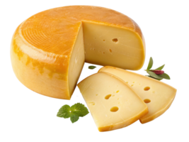 Delicious cheese is beautifully displayed with smooth texture and rich flavor, perfect for any gourmet platter or snack png