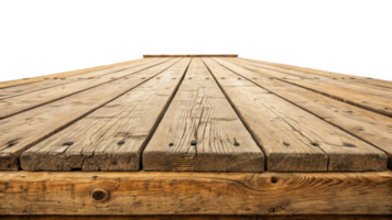 Wooden deck surface with weathered planks and rustic texture, ideal for backgrounds or design elements png
