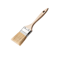 wooden paintbrush with natural bristles, ideal for painting and crafting projects, showcasing its elegant design and functionality png