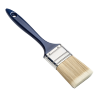 high quality paintbrush with flat bristle head and sturdy handle, perfect for painting projects and artistic endeavors png