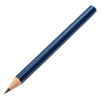 blue pencil with sharpened tip, perfect for writing or drawing, showcasing its sleek design and vibrant color png