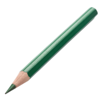 green colored pencil with sharpened tip, perfect for drawing and coloring. It adds vibrant touch to any artwork png