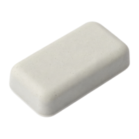 This is minimalist soap bar with smooth, rectangular shape and neutral color. It embodies simplicity and elegance, perfect for modern bathrooms png