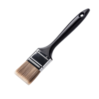 high quality paintbrush with black handle and soft bristles, perfect for painting and crafting projects png