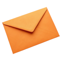 orange envelope with pointed flap, perfect for sending letters or invitations, adds vibrant touch to any correspondence png