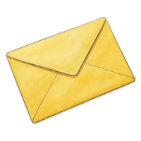 yellow envelope with textured surface, perfect for sending letters or invitations, evokes sense of warmth and nostalgia png