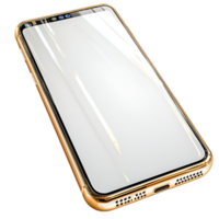 Modern sleek smartphone reflective smooth elegant advanced hightech innovative stylish display png