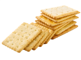 Rectangular Crackers, Close-up, on Transparent Background png