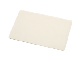 Plain Rectangular Card on Transparent Background png