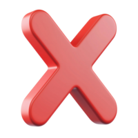 3D Render of a Red Cross Symbol Design, Graphic, UI Element png