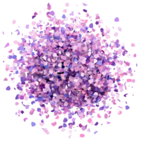 Exploding Purple and Pink Confetti Abstract Design Background png