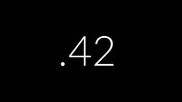 45 seconds countdown timer symbolizing a critical deadline ideal for business presentations, websites, and social media posts video