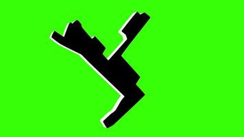 green screen 3d map of Vishneva in Belarus video