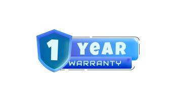motion graphic label protection for 1 year. guarantees the quality and authenticity of the product. video