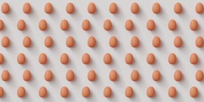 chicken egg pattern banner background photo