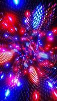 A colorful, abstract design with bright lights and a pattern of squares. Vertical looped animation video
