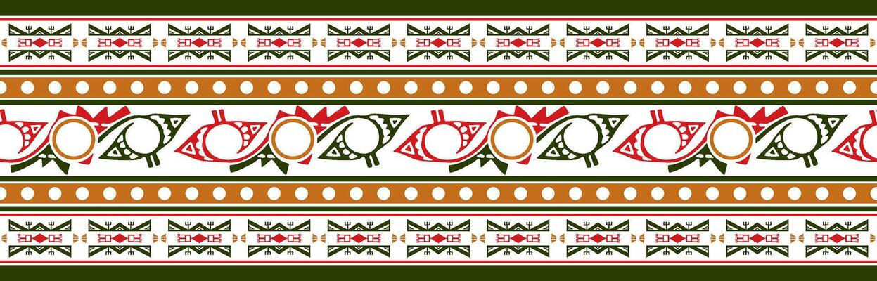 set of seamless Indian patterns. National seamless ornaments, borders, frames. colored decorations of the peoples of South America, Maya, Inca, Aztecs. Print for fabric, paper, textile