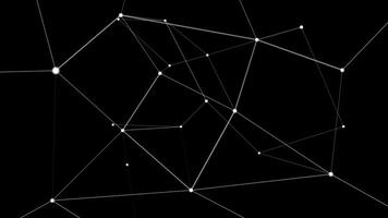 Animated Network connected to a Central Node video