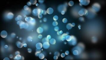 Flying abstract bubbles in a brightly lit environment. Shallow depth of field. video