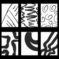 set illustration of an abstract background vector