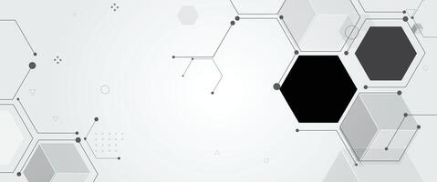 Abstract modern science or technology background vector