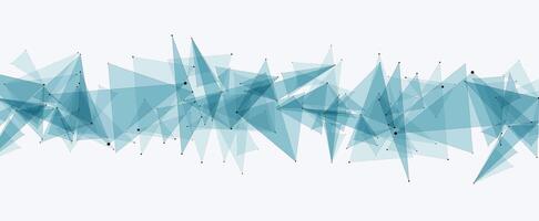 a blue abstract background with lines and dots vector