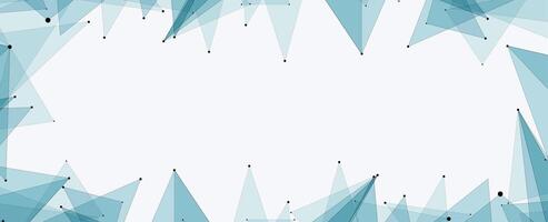 Abstract geometric triangle background vector