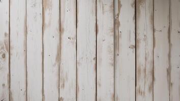 Weathered Whitewashed Rustic Wood Background with Soft Faded Farmhouse Aesthetic. photo