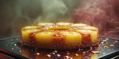 Pineapple Upside Down Cake with a Beautifully Caramelized Glaze photo
