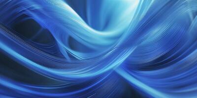 Swirling Blue Abstract Background With Subtle Lines and Curves photo