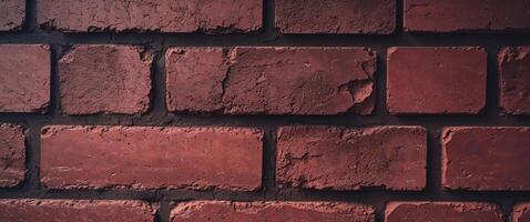A close up of a brick wall with some paint on it photo