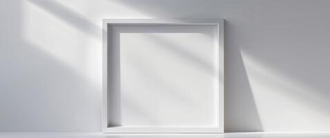 Flawless Image of Blank Picture Frame Mock Up photo
