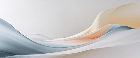 An abstract image of a wave with a blue and orange color photo