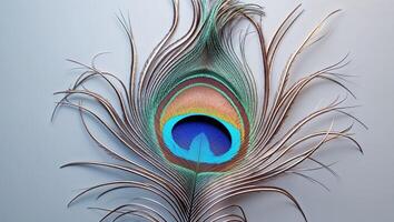 Peacock Feather - Beautiful and Colorful photo