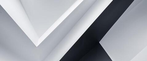A black and white abstract background with a white triangle photo
