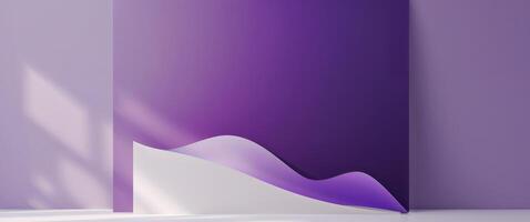 purple abstract background with Gradient. photo
