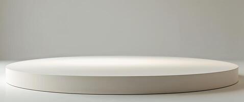 Smooth Round Surface Ideal for Background or Display. photo