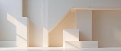 Abstract geometric shapes background design photo