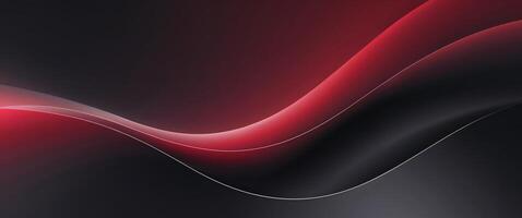 Abstract Dark Red to Black Gradient Background Smooth Color Transition Digital Art Texture Design. photo
