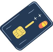 Payment Card Technology for Secure Transactions vector